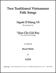 Qua Cau Gio Bay SATB choral sheet music cover Thumbnail